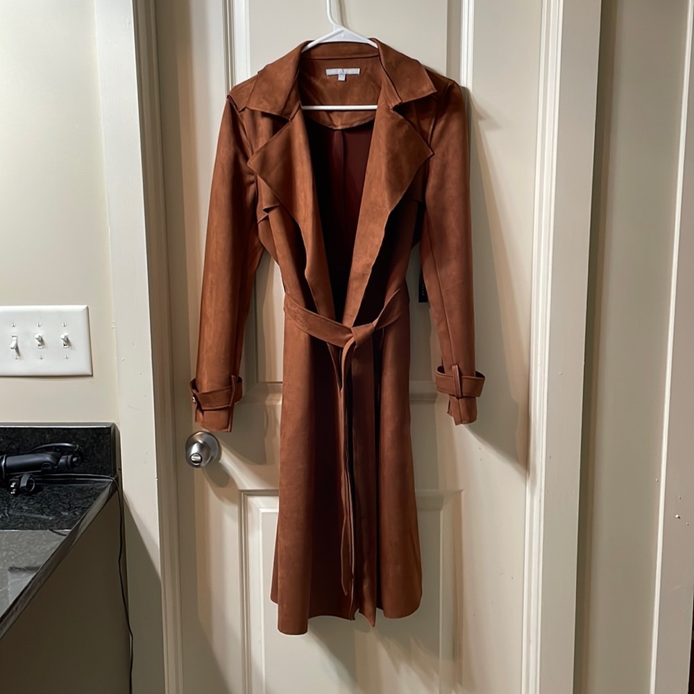 NWT Faux Suede Jacket
